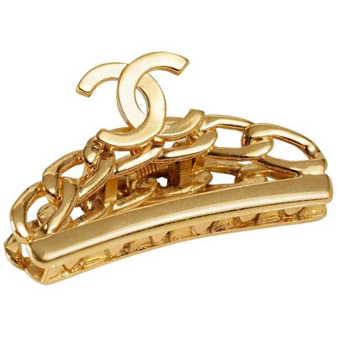 chanel hair clips replica uk|Chanel claw clips.